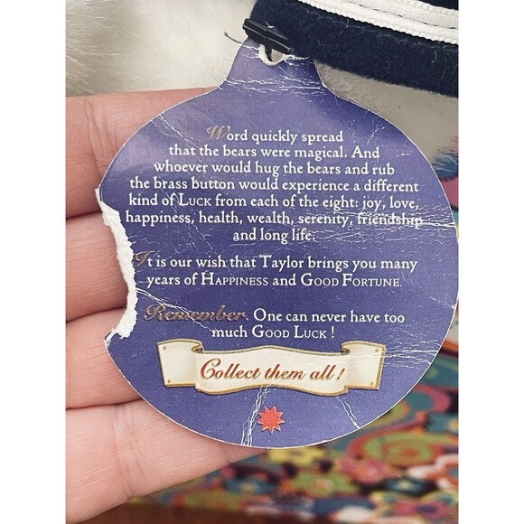 VTG 1996 Brass Button Bears Taylor Pickford Collection w/ Outfit Hat - Picture 6 of 8